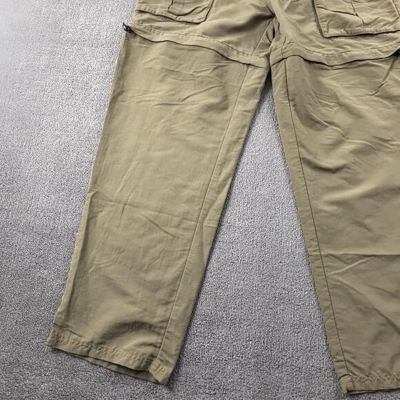 LL Bean Pants Adult Size Large Brown Tan Active Outdoor Casual Men's - Picture 7 of 15